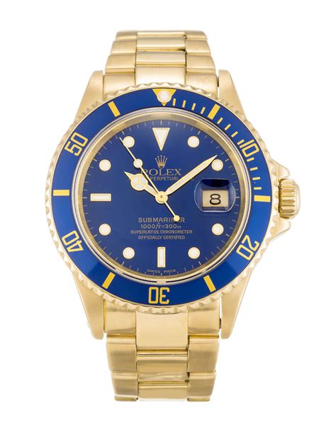 blue and gold rolex submariner replica|black rolex submariner for sale.